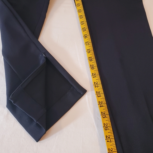 Pink Tartan Navy Blue Trousers -‎ Size 12 - Picture 7 of 7